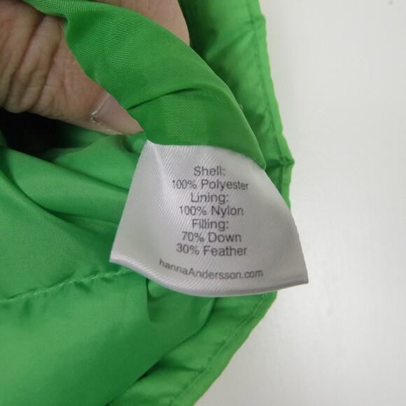 Hanna Andersson Down Puffer Vest Youth SZ 110cm US 4 Outdoors Warm Lightweight - Picture 7 of 9